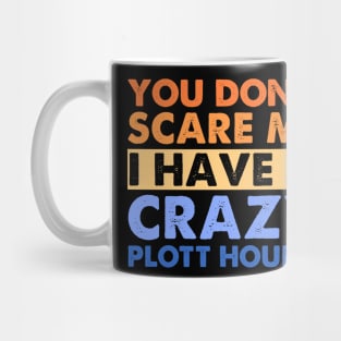 You Don't Scare Me Plott Hound Owner Pet Dog Mom Dad Retro Mug